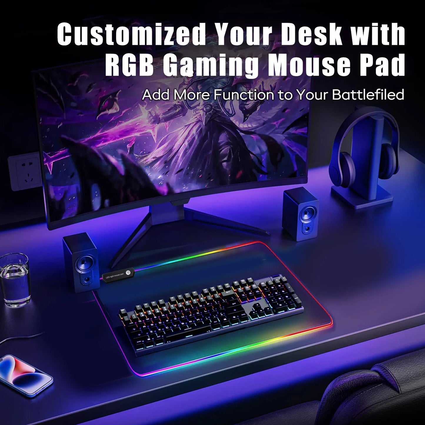 RGB LED Gaming Mouse Pad