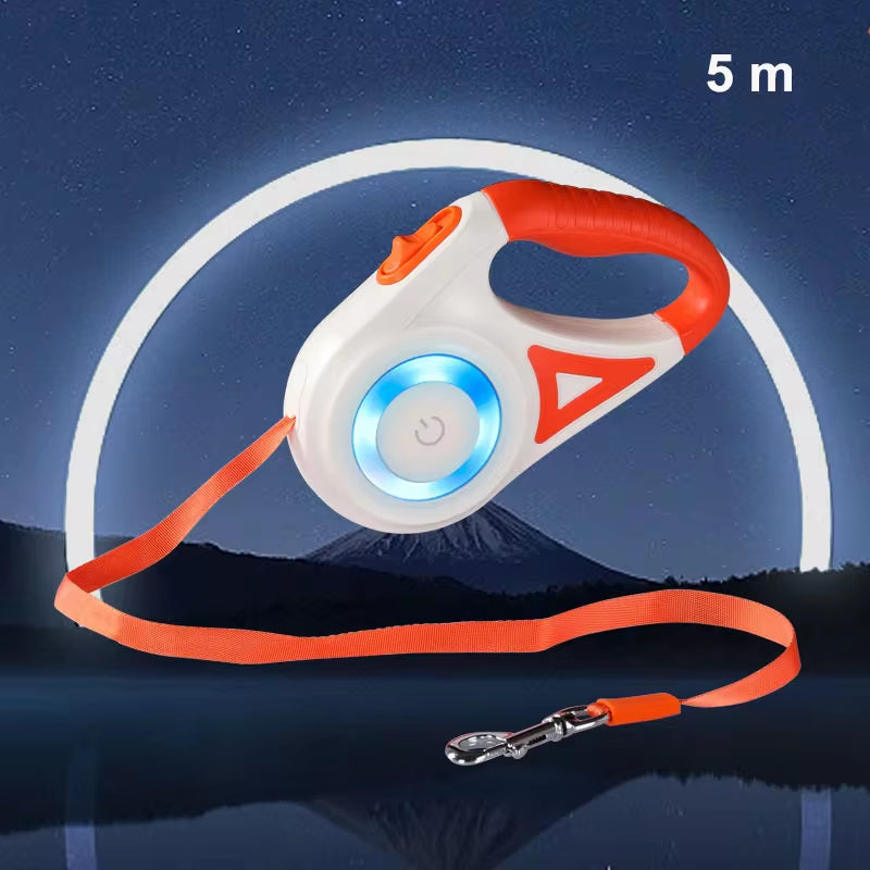 Retractable LED Dog Leash