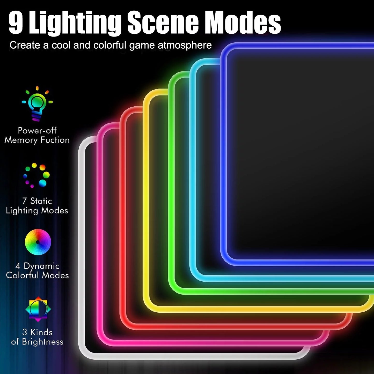 RGB LED Gaming Mouse Pad