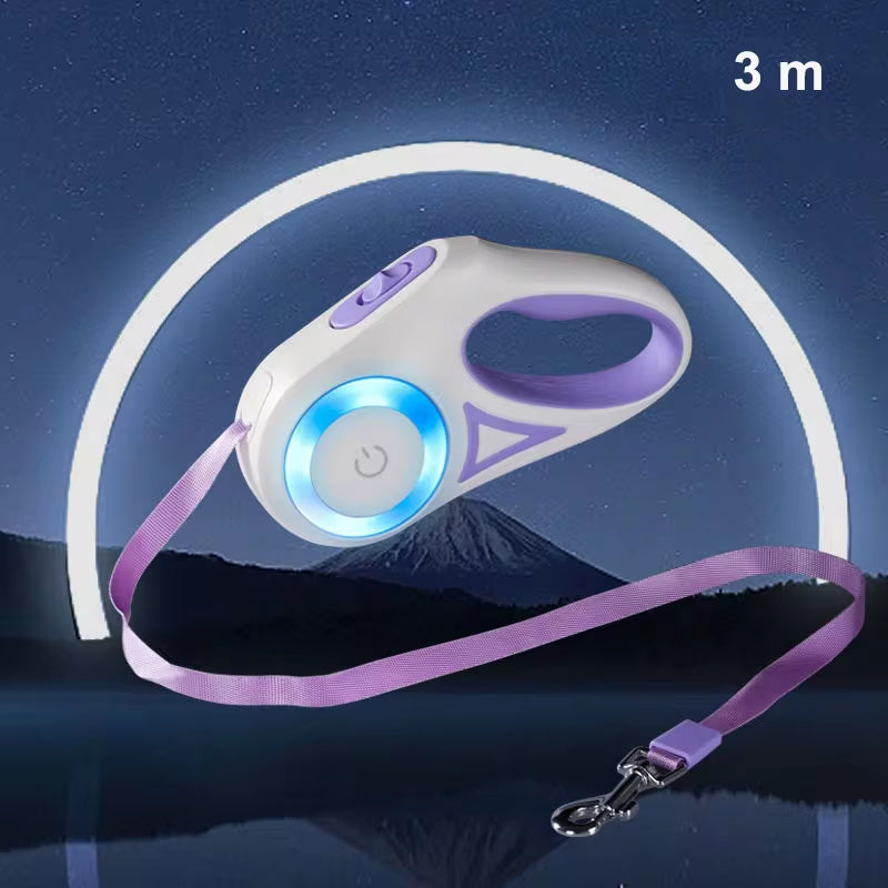 Retractable LED Dog Leash