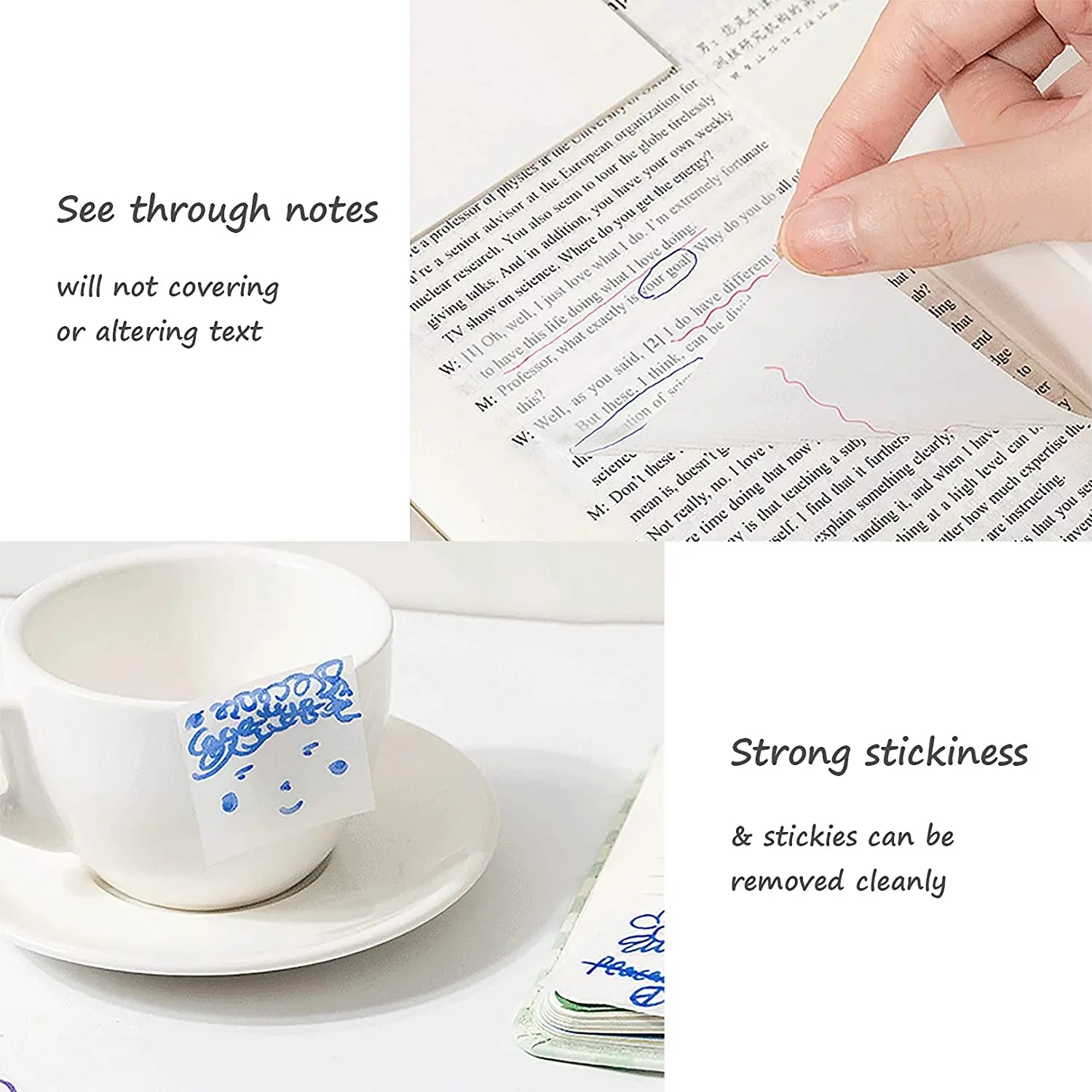 Waterproof Clear Notes