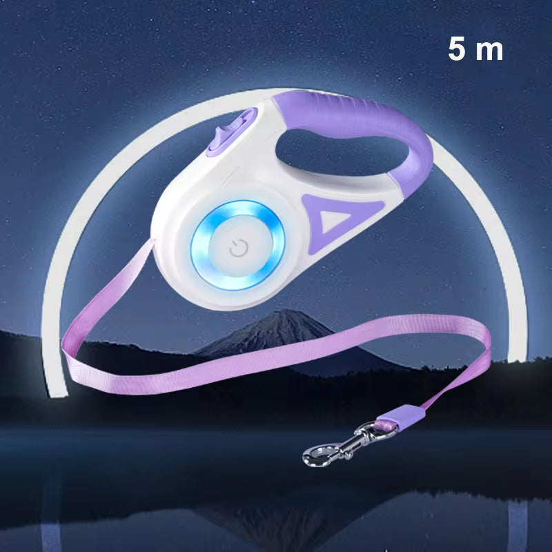 Retractable LED Dog Leash