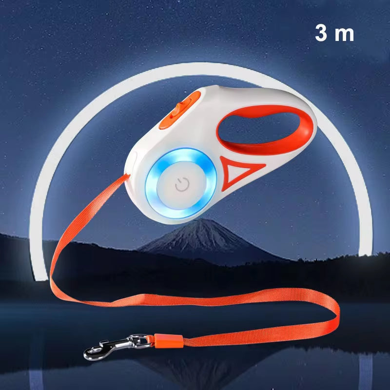 Retractable LED Dog Leash