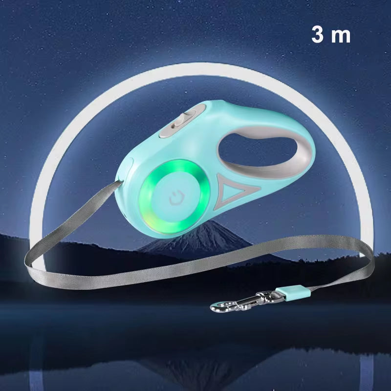 Retractable LED Dog Leash