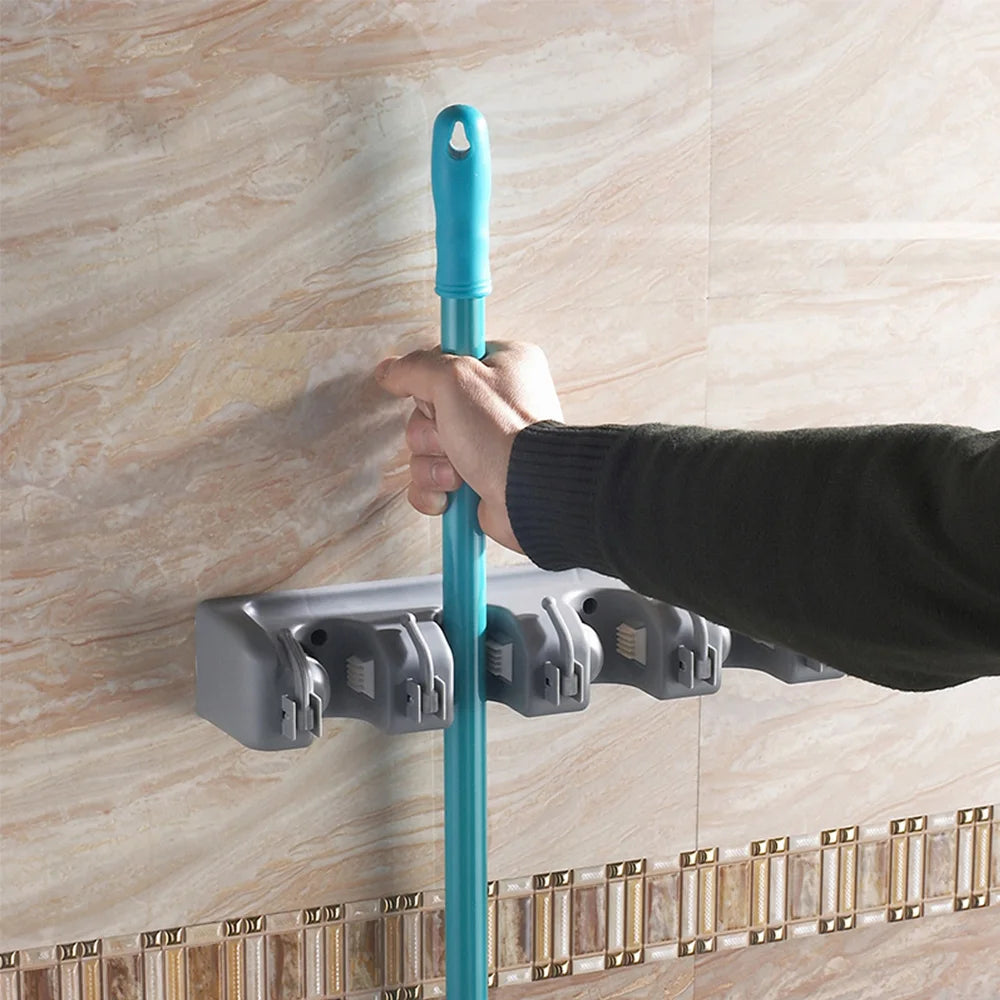 Wall-Mounted Mop Holder