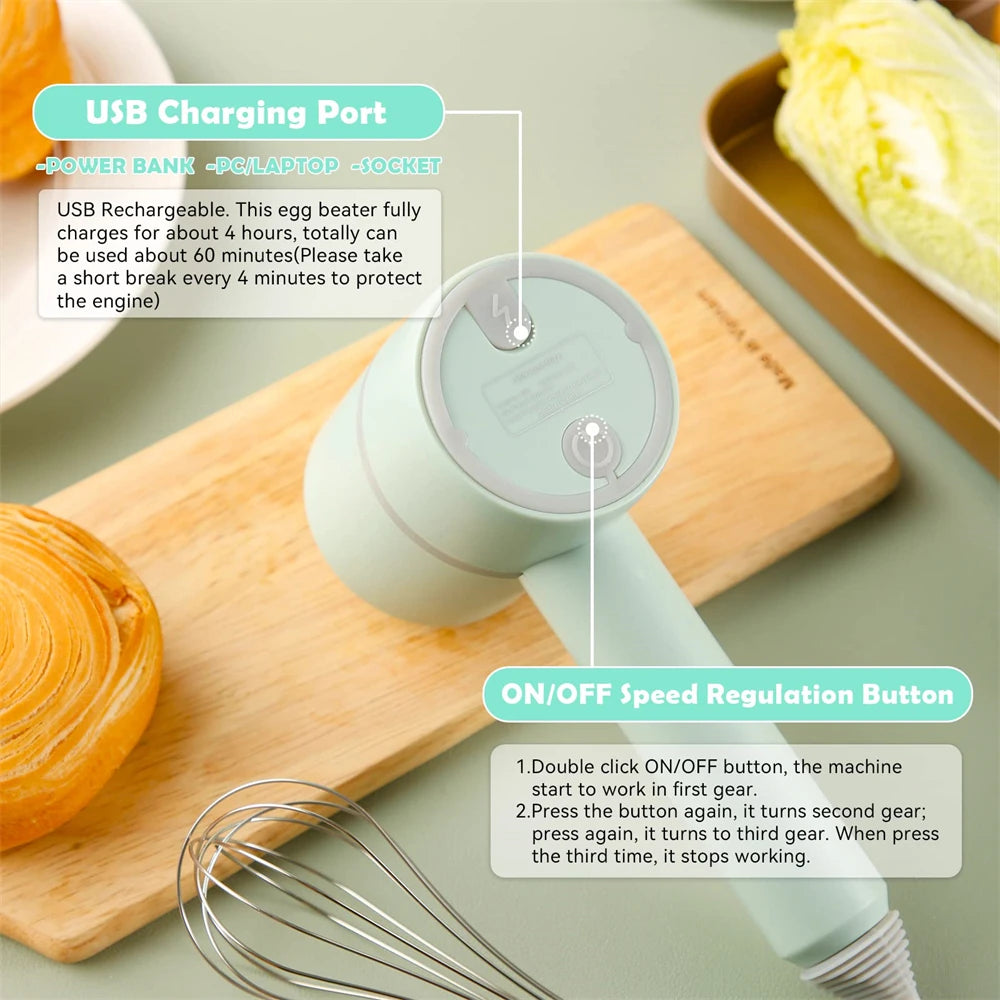 Portable Electric Hand Mixer